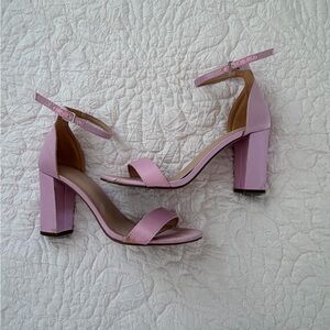 Madden Girl Light Pink Block Heel Sandals